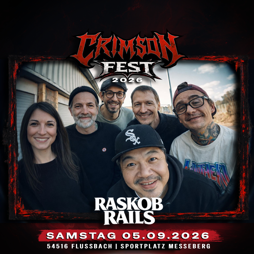 Du betrachtest gerade RASKOB RAILS auf dem Crimson Fest 2026