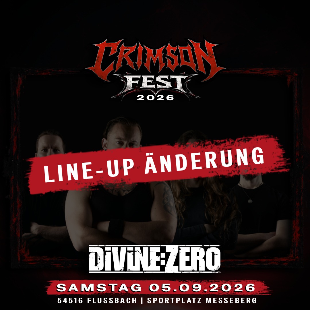 Du betrachtest gerade Line-Up Änderung: DIVINE ZERO